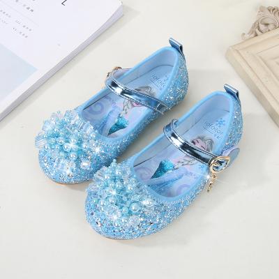 China Anti-Slippery Zapatos De Mujer PisosSpring Autumn New Female Girls Princess treasure sequins dance flats children's bow pea soft bottom shoes en venta