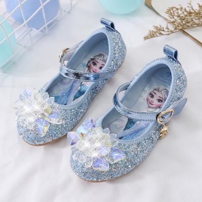 China Children's Anti-slippery Dance Princess Shoes Sandals Rhinestone Girls Autumn Children Bowknot Tassel Shoes Hot Spring Party Shoes en venta