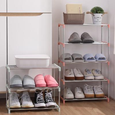 China Single Convertible Shoe Rack Household Assembling Detachable Shoe Rack Student Dormitory Storage Shoe Rack for sale