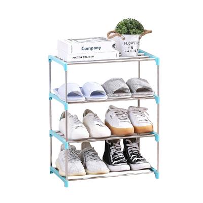 China Single Multi-Layer Convertible Shoe Rack Large Capacity Cabinet Household Shoe Rack Shoe Storage for sale