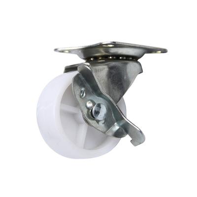 China PP Contemporary Universal Wheel Plastic Caster Shelf Pulley Pet Cage Lightweight Executive Casters for sale