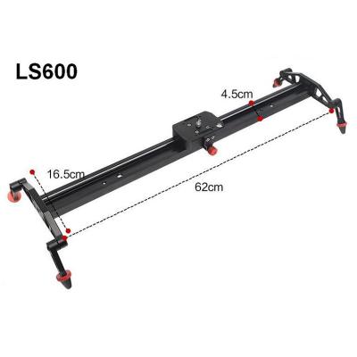 China Professional aluminum track slider PAN TILT angle camera video camera slider wholesale portable mini slider 60cm for sale