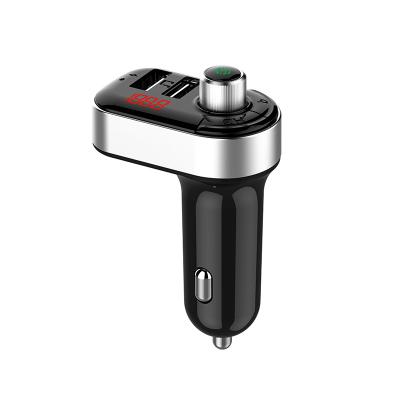 China New LED Screen Display Car MP3 Player With Calling Black Dual USB Car Charger 3.1A FM ​​Transmitter for sale