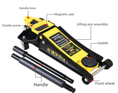 China Car Lifting Cheap Hot Sale Portable Car Hydraulic Price Car Jack Floor Jack For Workshop for sale