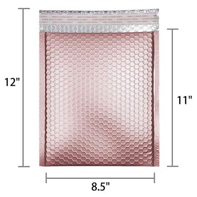 China Bubbelzak Custom Strong Adhesive Blasentasche Printed Pink Poly Self Seal Factory Envelope Bubble Bag Wholesale Ads for sale