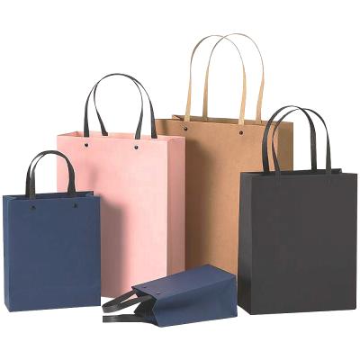 China Recyclable Custom Print Your Logo Kraft Restaurant Catering Food Take Out Togo Packaging Kraft Brown Paper Takeout Bag With Handles for sale