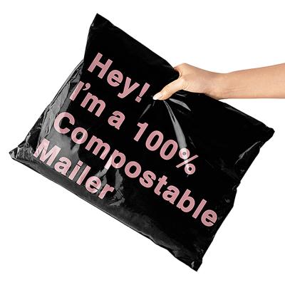 China Logo Sacos Poly Mailer Self-adhesive Waterproof Custom Mailing Mailer Bags Eco-Friendly Biodegradable and Compostable Poly Seal Shipping Courier Bags for sale