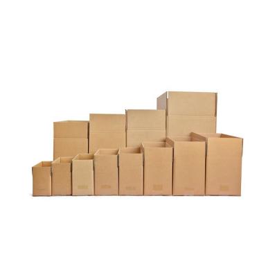 China Recycled Materials Shipping Carton Plain Brown or Flexo Standard Sizes Printing Logo Corrugated Box for sale