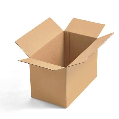 China Biodegradable Wholesale Custom Logo Brown Large Cardboard Shipping Mailer Box Corrugated Packing Boxes for sale