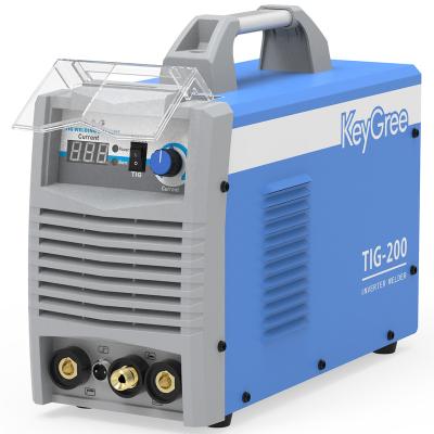 China Multifunctional high efficiency IGBT soldador cat pulso TIG/MMA 200 DC inverter argon arc welding machine jasic for sale