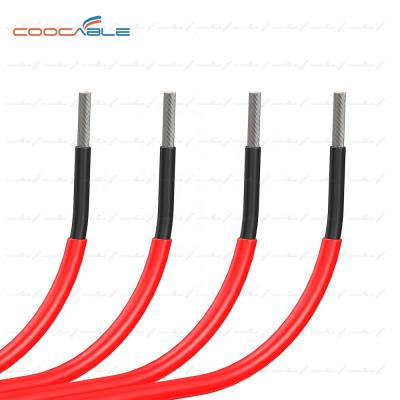 China solar ac cable solar power plant qc4.10 cable 4mm connector pv1f red cable for sale