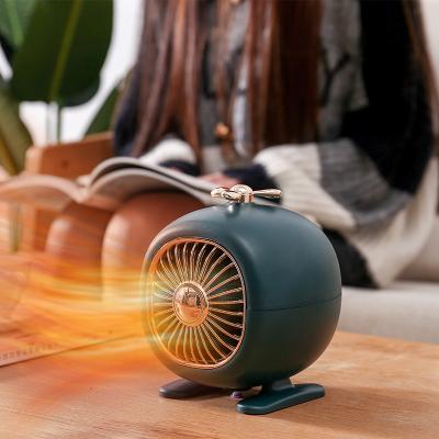 China 2021 hot sale 110V 120V hot air home hotel portable cute bath 400 watt mini electric table portable colorful heater for sale