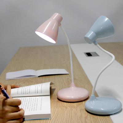 China Amazon zero hot sales dormitory desk lamp desk 3*AA battery/USB table lamp home office led for sale