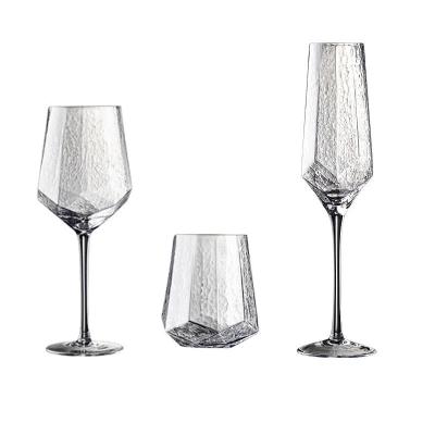 China Cheapest and Fast Custom Factory Wholesale Goblet High End Custom Bar Party Crystal Glass Red Wine Glass for sale