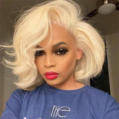 China Body Wave GL Design New For Remy Human Hair Lace Front Wigs For Black Women Wig Pixie Cut HD Lace Wig Pixie Curl HD Short Summer for sale