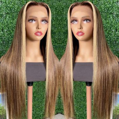 China Other Brazilian Virgin Hair Frontal Closure 13x4 Human Hair Straight Hair Peruvian Colored Wigs for sale