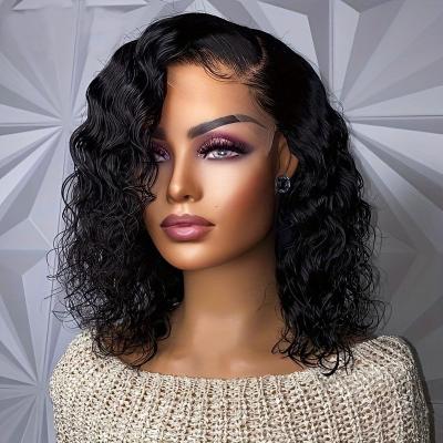 China Wholesale Body Wave GL Big 8-14 Current Weave Lace Frontal Brazilian Straight Bob Human Hair Wigs Short Virgin Hair Wig For Black Women for sale