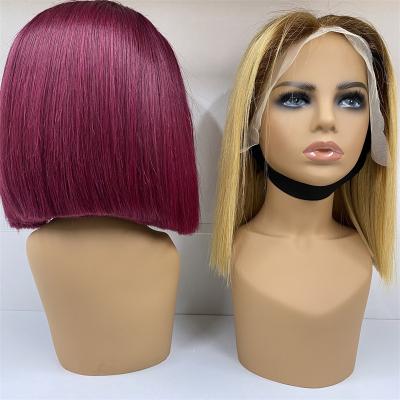 China Body Wave GL Full Lace Wigs Double HD BOB Human Hair Vietnames 100% Pulled Hair Lace Front Wig For Black Women Lace Hair Wig Seller for sale