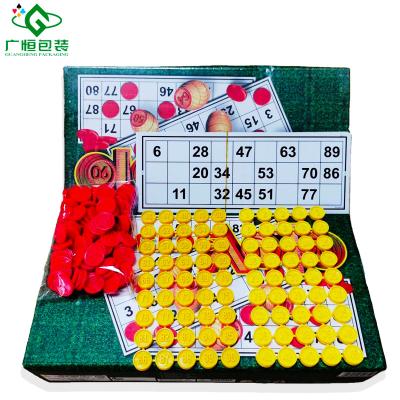 China Hot Selling Custom Impressive Italian Plastic Family Board Game High Quality Playing Card Game Bingo Game Set for sale