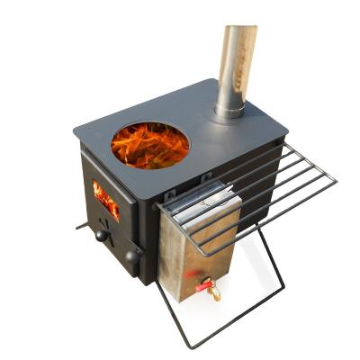 China Mini Farm Stove Portable Wood Boiler And Outdoor Camping Cooking Tent Stove for sale