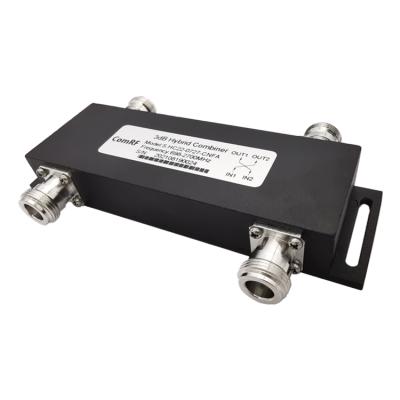 China 698-2700MHz 2input/2output N female hybrid coupler RF IP65 3dB directional combiner S.HC22-0727-CNP for sale