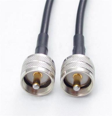 China Rf Jumper Coaxial Cables RG58 UHF-M to UHF-M S.UHF-M/M-58-xx (xx means length) for sale