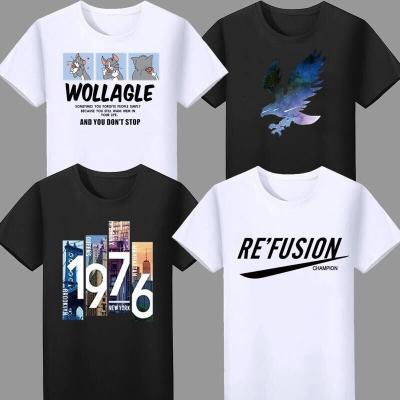 China Anti-wrinkle the price of spring and summer anime polyester blank t shirts with custom logo logo printed for sale