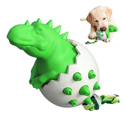 China Viable Fine Quality Product Popular Molar Dinosaur Egg Dog Toys Chew Interactive Toys for sale