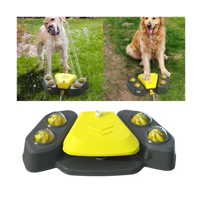 China Hot Selling Sustainable Good Quality Outdoor Automatic Paw Pet Waterer Pedaling Dog Foot Water Feeding Toy for sale