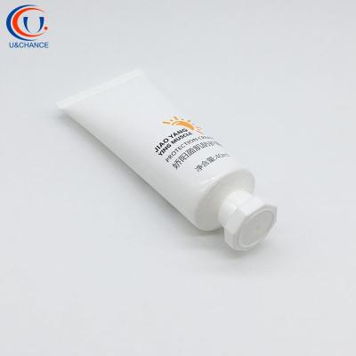 China New Flexible And Soft Plastic Tube Packaging Cosmetic Container Hand Cream Tube for sale