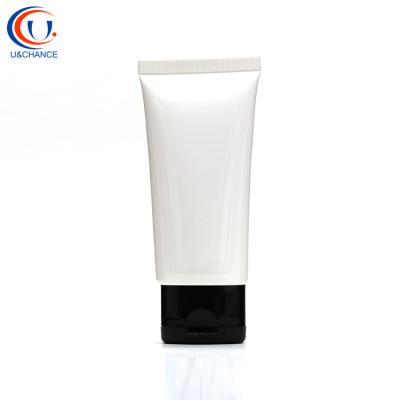 China flexibe and cosmetic tube sunscreen tube packaging body lotion tube bpa plastic oval shape soft cosmetic soft packaging for sale