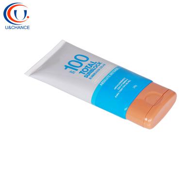 China Large Diameter Soft Empty Cosmetic Tube Flexible And Soft Different Types Of Cream Cosmetic Plastic Skin Care Sunscreen Plastic Oval Cosmetic Tubes for sale