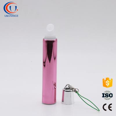 China Wholesale 2018HOT Luxury Gold Flexible Soft Bullet Mini Tube Gloss Lip Scute Empty Cap With Blow Hole Gold Finish Lip Gloss Tube for sale