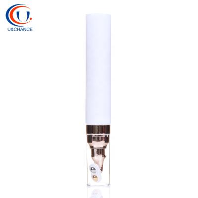 China Flexible and Soft Custom Airless Tube Packaging Luxury Hotel Rollerball Pump Toothpaste Pump Applicator Cosmetic Airless Pump Tube for sale