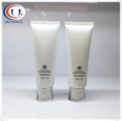 China Flexibe And Soft 120ml PE Cosmetic Plastic Tube For Lotion for sale