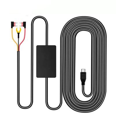 China Car Dash Cam Male High Speed ​​Line Wire Kit Parking Cable 12V/24V To 5V 3A For DVR Camera Mini USB Auto Billing Parking Monitor for sale