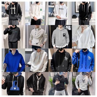 China Anti-Shrink Custom patchwork color block printed hoodie suit slim fit men's sports shirt Jogging sportswear Custom hoodie men's sweatshirt for sale