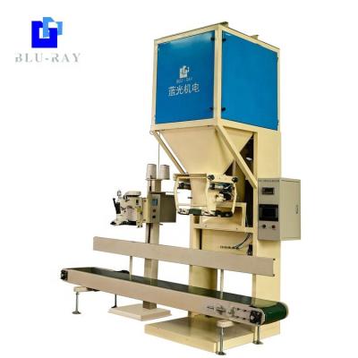 China Food Gravity Feeding Bag 10-50kg Silica Sand Organic Fertilizer Chicken Manure Particle Packing Machine for sale