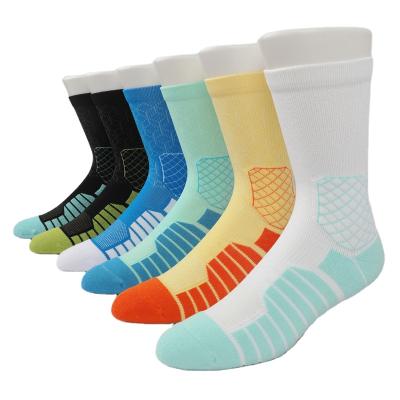 China New Basketball Athletic Socks Thicken Fashion Breathable Sport Hogs Unisex Custom Made Basketball Socks for sale