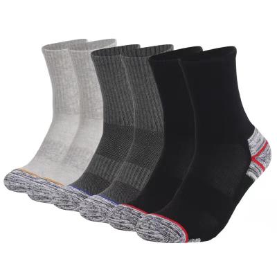 China Sporty outer mid-tube cotton thickened bottom towel mesh increasing sweat-absorbent socks and breathable sports running socks for sale