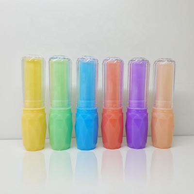 China 4g colorful pineapple shape recycled lip balm plastic tubes empty 4g colorful pineapple shape recycled lip balm plastic tubes cosmetic packaging for sale