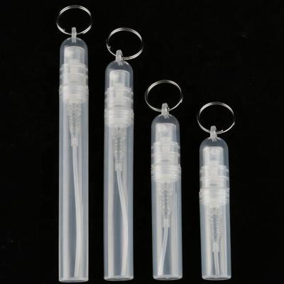 China Mini Clear Cosmetic Factory Price Perfume Spray Bottle With Key Ring 2ml 3ml 4ml 5ml for sale