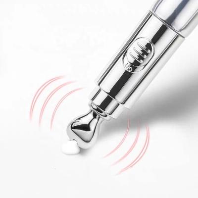 China Tube With Metal Head For Eye Massage 19mm PE 20ml Eye Cream Tube With High Frequency Micro Seismic Massage Head for sale