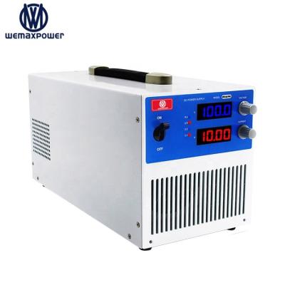 China Electric Power System.etc 0-100v 10a Adjustable Power Switch Mode 1000w Electroplating DC Power Supply for sale