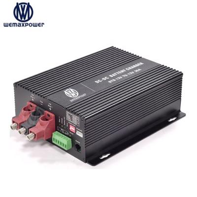 China RVs DC to DC Charger Charge 12V 30A 60A Auto Smart Lead Acid/Life-PO4/Lithium In-Vehicle DC-DC DC to DC Battery to Battery Charger for sale