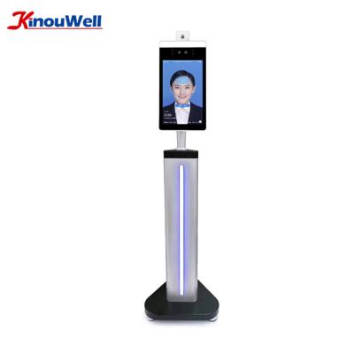 China Automatic Temperature Detection, Human Temperature Sensor Detect, Face Recognition Temperature Detection Dispenser 8.0 Inch IPS LCD Screen for sale