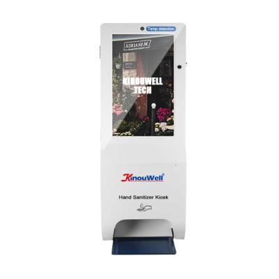 China Indoor Hand Sanitizer Dispenser Kiosk, Hand Sanitizer Dispenser LCD Display, Digital Signage Hand Sanitizer Kiosk for sale