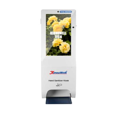 China Indoor Hand Sanitizer Kiosk Dispenser, Digital Hand Sanitizer Dispenser, Hand Sanitizers Dispenser With LCD Screen for sale