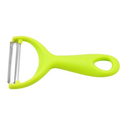 China 2022 Sustainable Amazon Success Kitchen Instrument Stainless Steel Potato Peeler PP Handle Vegetable Fruit Peeler for sale