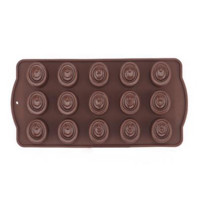 China Discount Super Sustainable Silicone September Molds Baking Candy Molds 15-Cavity Ice Cube Trays Ball Shape Custom Chocolate Molds for sale